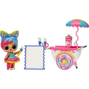MAISON POUPÉE LOL Surprise OMG House of Surprises - Chariot Artistique - avec 1 poupée Splatters