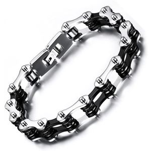Bracelet chaine moto argent 925, ideal amateur moto - webid:2274