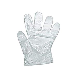 QULT Lot de 500 gants jetables en plastique PE transparent, gants de  protection pour réservoir diesel en polyéthylène transparent, taille unique