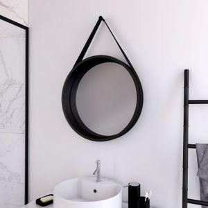 Miroir Salle De Bain Rond Type Barbier Diametre 50cm Barber