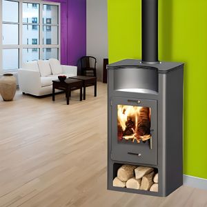 POÊLE À BOIS Poêle à bois ELEGANCE - Brandy Best - 9kW - Finiti