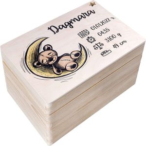 Boîte souvenir panda personnalisée, boîte mémoire, cadeaux pour
