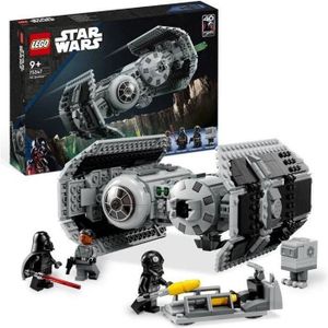 ASSEMBLAGE CONSTRUCTION SHOT CASE - LEGO Star Wars 75347 Le Bombardier TIE, Maquette Vaisseau avec Figurine de Droide Gonk