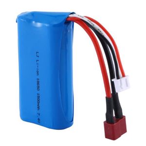 Avion Etc. Bateau 7.4V 1500mAh 40C Batterie Rechargeable Lipo avec Prise T Femelle Convient pour Voiture Télécommandée RC VGEBY Batterie Lipo 