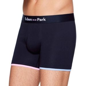 BOXER - SHORTY EDEN PARK Boxer Homme Coton LISERES Marine