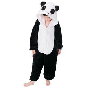 Dessin animé Combinaison à Capuche fête d'halloween-Blanc Animal KUNHAN Pyjama Flanelle Panda Blanc Adulte 