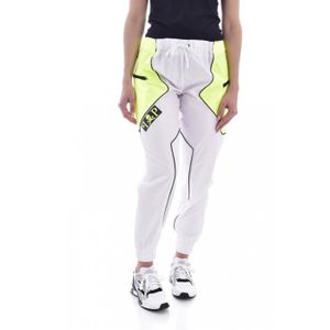 PANTALON DE SPORT Pantalon sportswear - Philipp Plein - Femme - Blanc - Montagne - Coupe droite ajustée