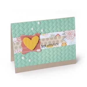 Classeur De Gaufrage Sizzix - Effet Bois 3D - Pour Cartes, Scrapbooking Et Déco - 15.9x11.4cm