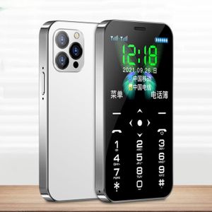 Téléphone portable Mini Téléphone 4G LTE SOYES D13 - Blanc - Double S
