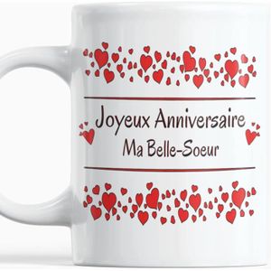 SERVICE À THÉ - CAFÉ Idée Cadeau Pour Anniversaire Belle-Soeur Annivers