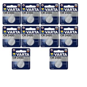 CR 2450 VAR: Pile bouton Varta, 3 V, 5600mAh, 24,5 x 5 mm chez