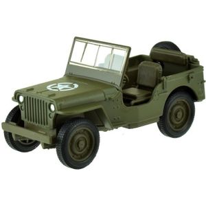 VOITURE - CAMION Welly maquette Jeep Willys MB 1:34 vert moulé sous