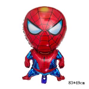 3d Assemblé Super-héros Ballon Spiderman Batman Ironman Fête d'Anniversaire  Foil Ballon Dessin Animé Décoration