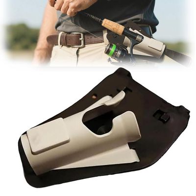 Étui De Hanche Coulissant Pour Canne à Pêche – Main Libre, Ceinture Standard, Poche De Rangement Intégrée