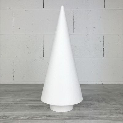 Lealoo Petite Pièce Montée Polystyrène - Base 20cm à 10cm, 3 Disques 7cm Haut, Hauteur Totale 21cm