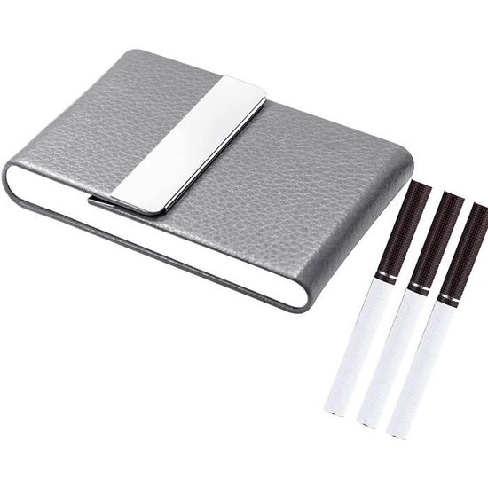 PorteCigarettes Homme Cadre de Cigarette Ciggerate Cired Ciggerate Ciggerate Clip 20 Cigarettes
