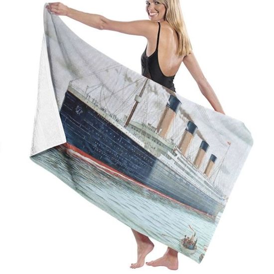 Grande Serviette De Plage En Microfibre Anti-sable, Légère