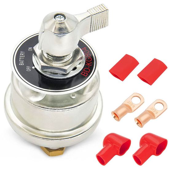 Interrupteur De Déconnexion Batterie étanche 12V-48V - Coupe-circuit Pour Voiture, Bateau, Camping-car - 8