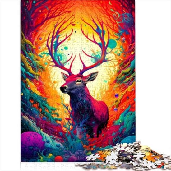 Puzzles Difficiles Et Difficiles Puzzles De 1000 Pièces Pour Adultes Puzzle En Bois De Cerf Pour
