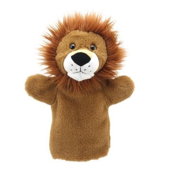 Peluche Marionnette à main enfant Lion - The Puppet Company - Hauteur 22cm - Norme CE