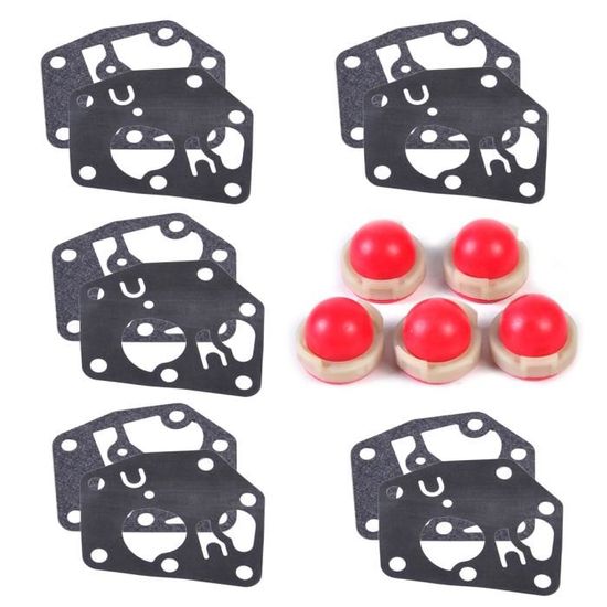 Lot De 6 Ampoules D'amorçage (pompes) Pour Tondeuse Briggs & Stratton - Compatible 494408 / 694394