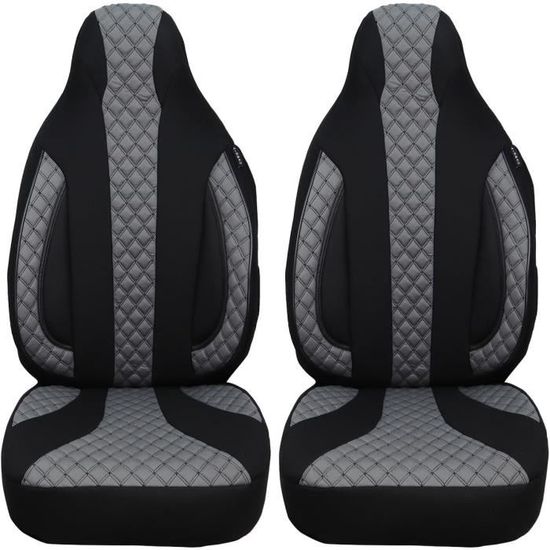 Housse De Siège Transporter En Simili Cuir Pour Opel Movano, Renault Master, Nissan Interstar, 1 Siège Individuel à L'avant (évidement Accoudoir) & Double Siège à L'avant | Similicuir | 11500