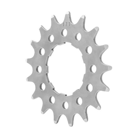 Pignon Singlespeed 12 Dents Kartell - Acier Cro-Mo Chromé - Compatible Shimano