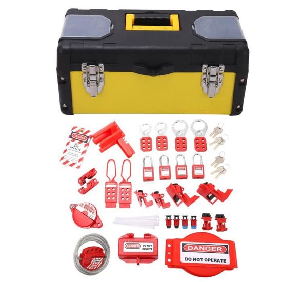 Kit De Verrouillage Électrique Complet - Sécurité Disjoncteurs - Cadenas Et Accessoires De Consignation