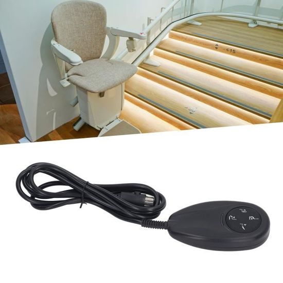 SJLERST Utilisations Multiples Connecteur 2 Boutons 5 Broches Commande Manuelle Pour Fauteuils Elevateurs Fauteuil Inclinable Electrique 78086245