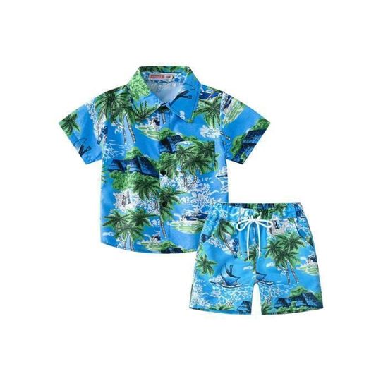 Ensemble Pour Enfants : Uniforme Bleu Marine à Revers Chemise à Manches Courtes Haut Avec Cravate + Short Short 2 Pièces Ensemble Enfants Gentleman Tenues Ensembles De Vêtements Pour Bébé Garçon