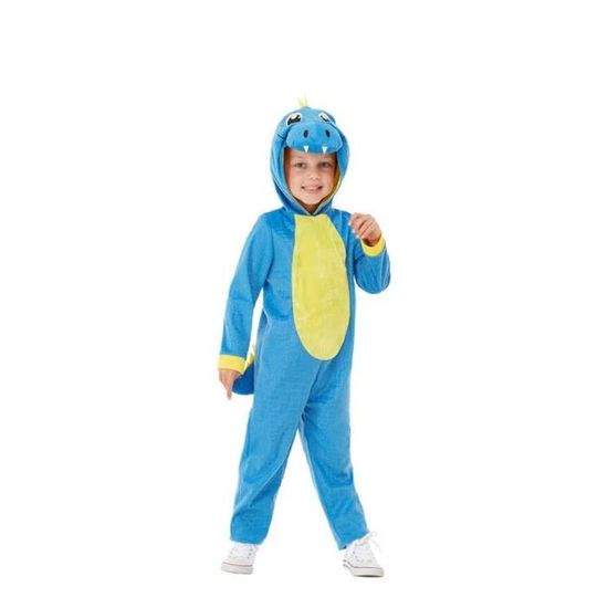 Déguisement dinosaure vert et jaune enfant, achat de Déguisements