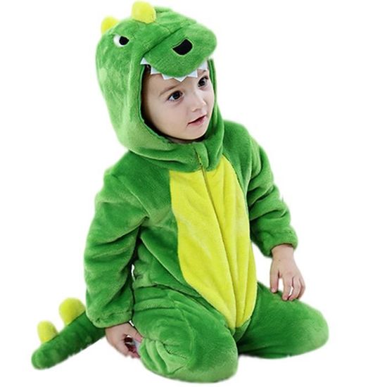 BéBé Grenouillères Animal Dinosaure Pyjama Combinaison