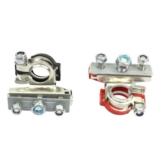2 Connecteurs Batterie Joyan 50A 600V - Pour Caravane, Camping-car, Bateau - Connexion Rapide Et Sûre