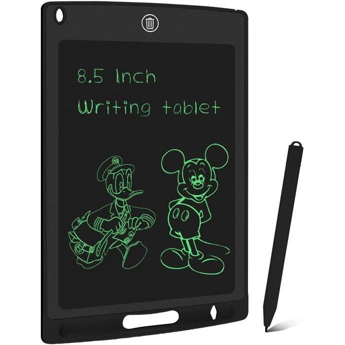 TEKFUN Tablette Écriture LCD 8.5 Pouces Ardoise Magique – Cadeau Enfant 3-8 Ans, Dessin Effaçable, Jeux Puzzle, Sans Désordre (Vert)