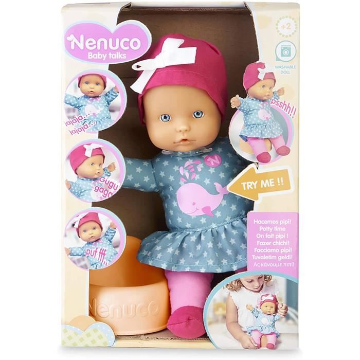 Nenuco Pourparlers Nous Pee Poupe Avec Des Sons Pour Les Enfants De Plus De 1 An Famosa 5057 Cdiscount Jeux Jouets