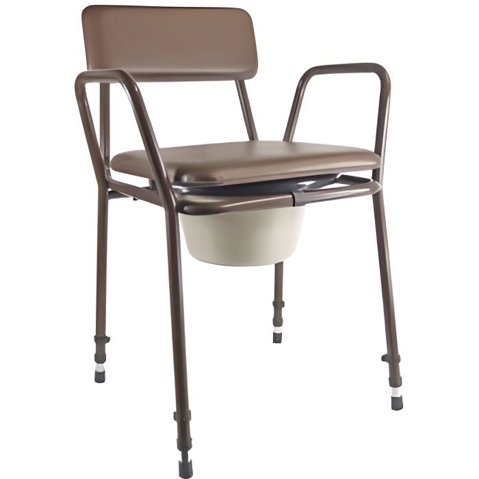 Chaise Percée Réglable en Hauteur Essex (Couleur Brown)