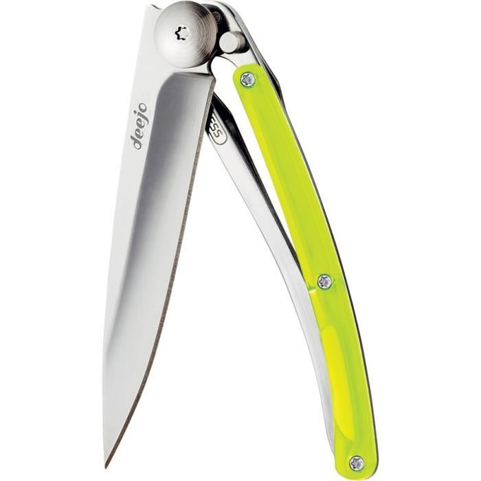 Couteau deejo colors 27g jaune