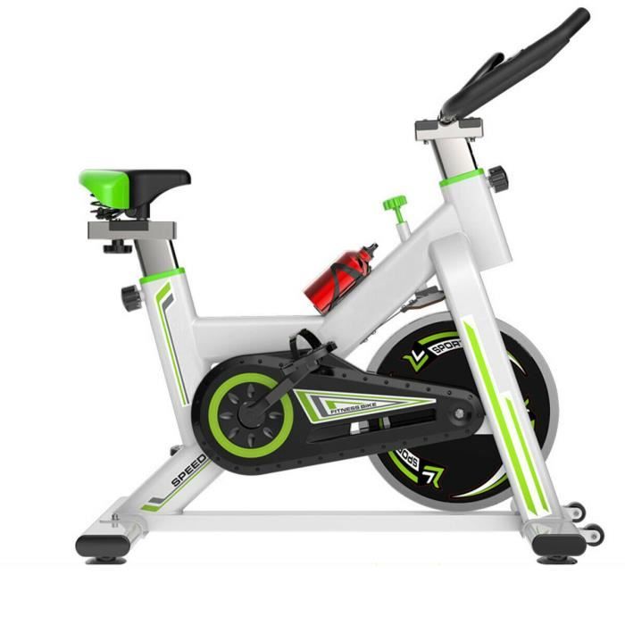 LEXLIFE Vélo d'appartement biking entrainement - Inertie de 11 kg - Vélo d'Exercice Multifonction maison bureau exercic - Noir