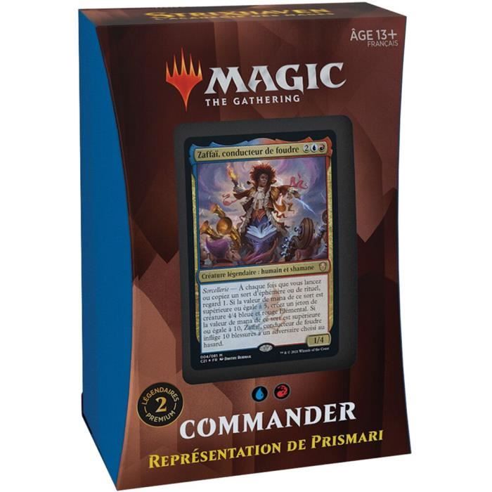 Deck - Magic The Gathering - Strixhaven : l'académie des mages : Prismari (bleu-rouge)