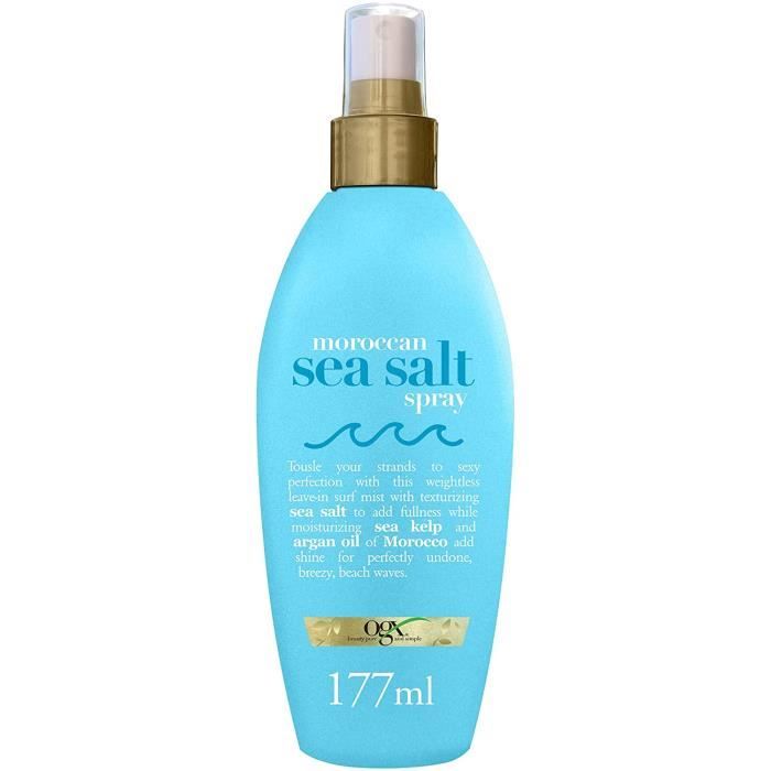 CONDITIONNEUR - MASQUE Spray texturisant sans rin-ccedil,age au sel de mer marocain pour cheveux 177 ml473