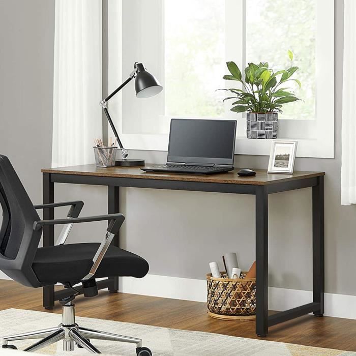 Bureau style industriel 120x60 métal design moderne design Leeds