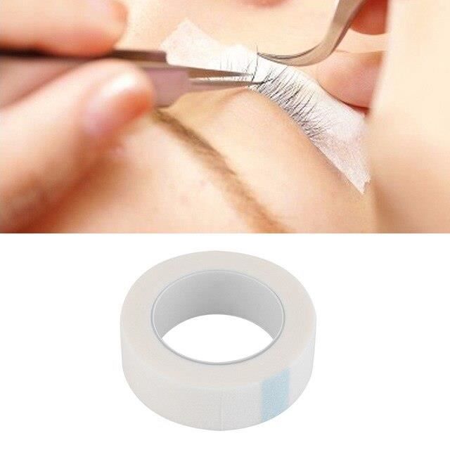 1 rouleau individuel outils d&#39extension de cils fournir bande médicale Extension de cils médicaux Micropore papier maquillage