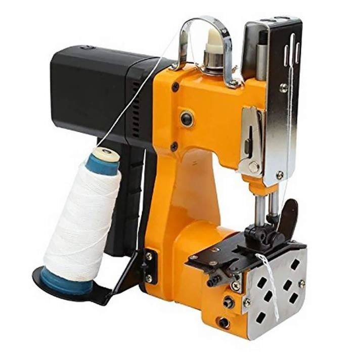 HUKOER Portable Machine À Coudre Closer Stitcher Sac D'emballage Électrique Couture Coudre pour Tissé Serpent Sac Sac De Riz En