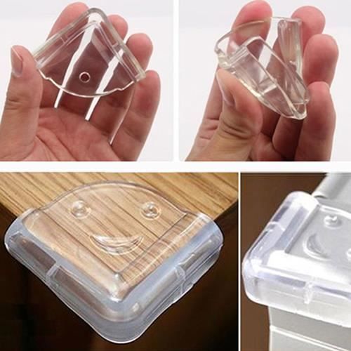 4pcs clair table coin bureau garde garde bébé protection pare-chocs protection tampons