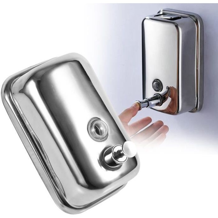 Distributeur Savon Automatique, Distributeur de Savon Automatique, Distributeur Savon Liquide, Mural pour Salle De Bain Cuisine