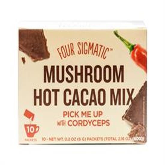 Quatre aliments Sigma champignons Hot Mix avec Cordyceps Cacao 10 sachets