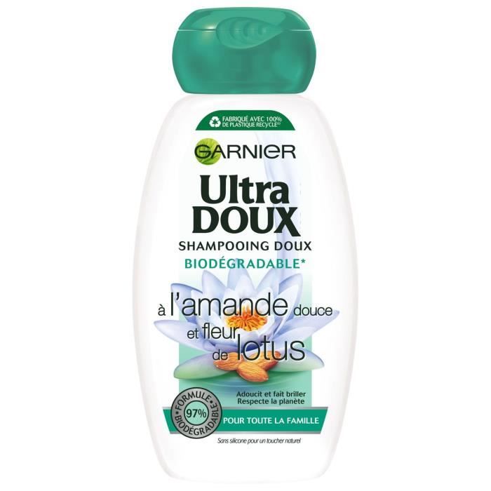 Shampooing doux amande douce le flacon de 250ml Ultra Doux