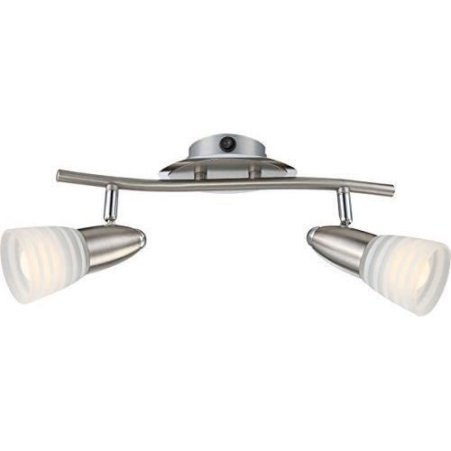 globo E14 4 W 2 x LED Nickel mat Caleb spot Chromé