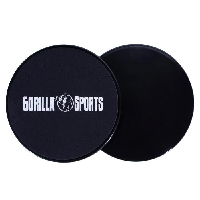 GORILLA SPORTS ® Lot de 2 patins de glisse - disques glisseurs à double face