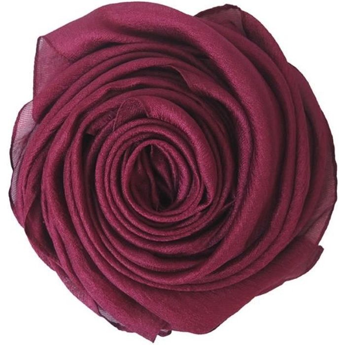Élégant Écharpe Femme Mariage, Foulard Châle Etole Wrap, Éclat et Miroiter (Bordeaux)